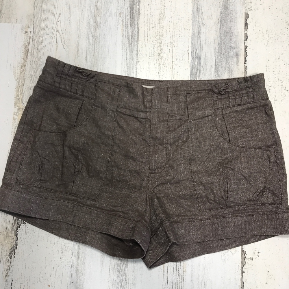 BCBG Generation Shorts  Brown Cuffed Cotton